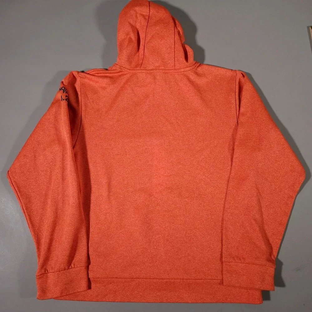 The North Face Hoodie Mens Medium Orange Boston Marathon 2015 Run Graphic